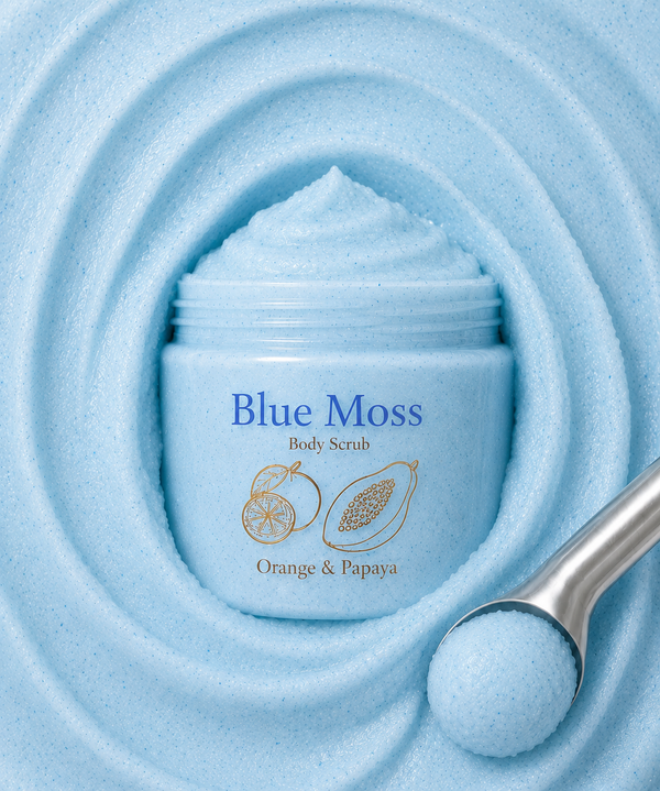 Blue moss Body Scrub