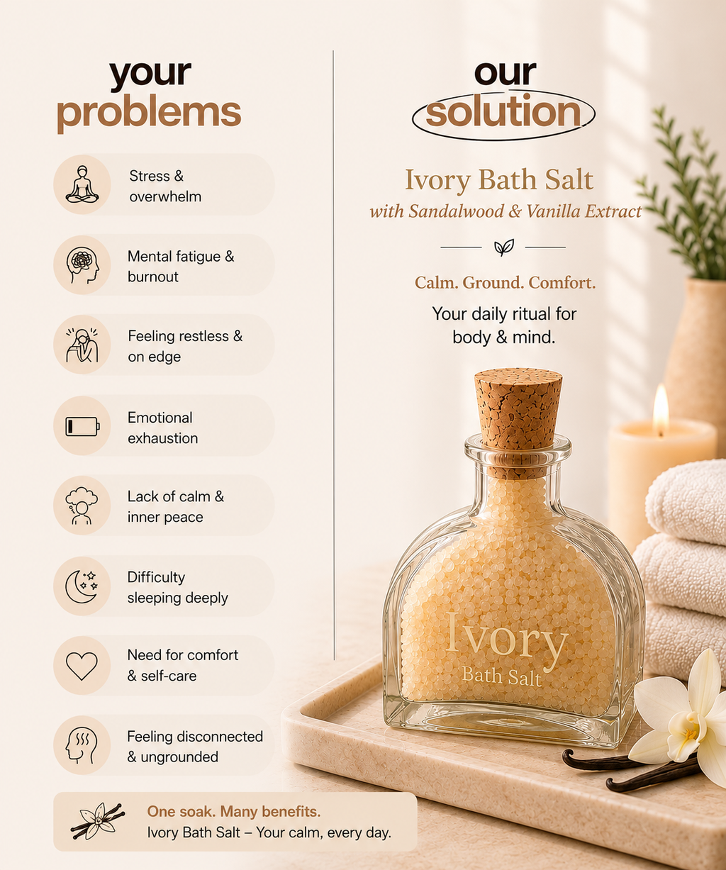 Ivory Bath Salt